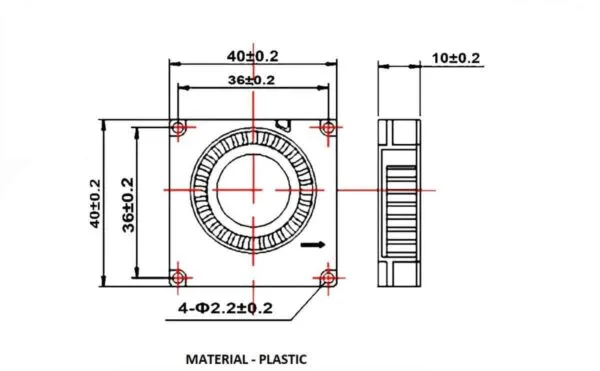 Cooling fan turbo 4010 12V and 24V high quality 3d printer machine - Image 2