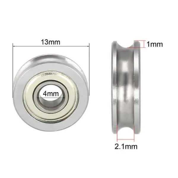 U604zz bearing U-groove bearing 4x13x4mm bearing for 3D printer - Image 4