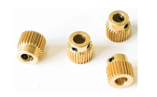 Extruder gear MK8 26/40 extruder gear brass precise teeth high quality for 3d printer - Image 2
