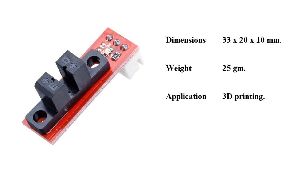 Optical limit switch improved and efficient quality endstop switch