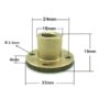 Lead screw nut circle and rectangle shape well build brass T8 T10 T12 nut for 3d printer machine - Image 2