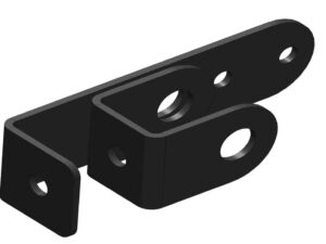 Belt tensioner metal adjustable mechanism