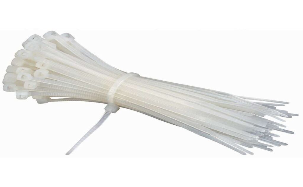 cable tie highly flexible 4x100mm white nylon zip ties for 3d printer