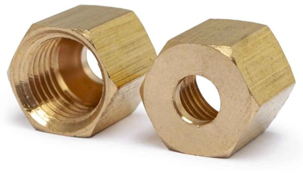 Brass nut compression and ferrule high quality pipe fittings olive nuts BSP for plumbing oil gas and steam applications - Image 3