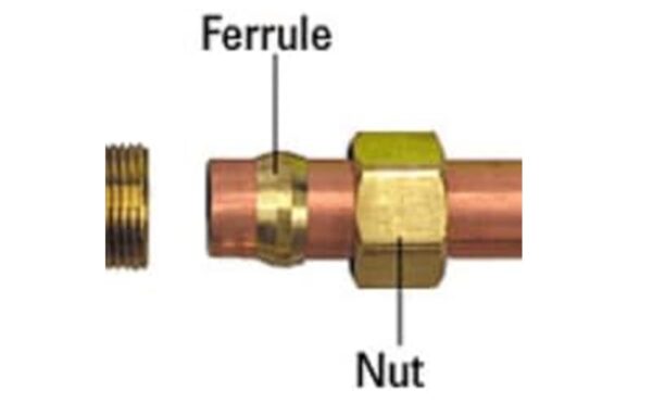 Brass nut compression and ferrule high quality pipe fittings olive nuts BSP for plumbing oil gas and steam applications - Image 4