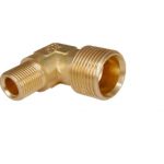 Reducing elbow brass male compression pipe fittings for plumbing, oil, gas and steam applications