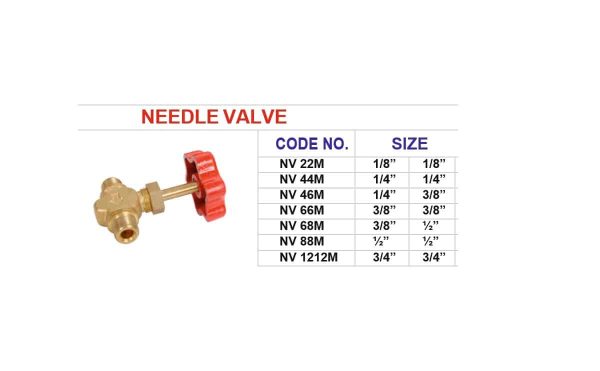 ND559 brass fittings needle valve 2