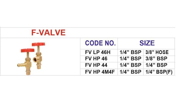 ND560 brass fittings f valve 2