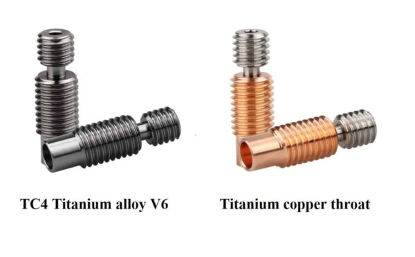 E3D Titanium copper throat