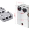 PT100 volcano heat block aluminum for E3D volcano hotend 3D printer - Image 3
