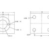 lead screw nut housing bracket for 3D printer parts conversion nut seat aluminum block - Image 3