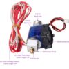 E3D V6 J-head hotend kit 12v/24v Direct 1.75mm 3d printer hot end extruder improved metal version for 3d printer - Image 3