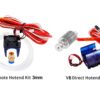 E3D V6 hotend kit 12v/24v bowden/direct 3mm filament 3d printer hot end extruder improved metal version E3DV6 for 3d printer - Image 2