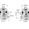 Motor pulley 30 teeth pulley 5mm/8mm bore 6mm belt width timing pulley for 3d printer machine - Image 2