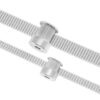 PU timing belt GT2 6mm timing belt white open loop timing belt steel core for 3D printer - Image 3