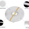 PU timing belt GT2 6mm timing belt white open loop timing belt steel core for 3D printer - Image 4