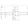 12mm Ball Screw Rod SFU1204 length 500mm with Single Ball Nut (with end machining) - Image 2