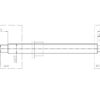 SFU1610 Ball Screw with Nut 16mm Diameter 500mm Length for CNC Machines and 3D Printers (With End Machining) - Image 2