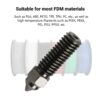Creality Ender 3 Nozzles Hardened steel  KE/ K1/ K1 Max for 3D Printer - Image 4