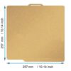 Bambu Lab Build Plate 257x257mm PEI Double side smooth and texture Spring Steel Sheet for P1P X1 3D Printer Machine - Image 2