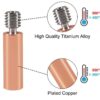 CR10 Bimetal Heatbreak All Metal Smooth Bi-Metal Copper Titanium Throat High Temperature - Image 2