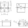 CR6 SE Heating Block Compatible with Creality CR-6 SE CR-6 Max CR-5 PRO 3D Printers Red Copper with Nickel Plating - Image 4