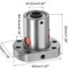 Ball Screw Nut SFU1204 (12mm Dia, 4mm Pitch) Ball Screw Single Nut for 1204 Nut Housing CNC Machine Parts - Image 2
