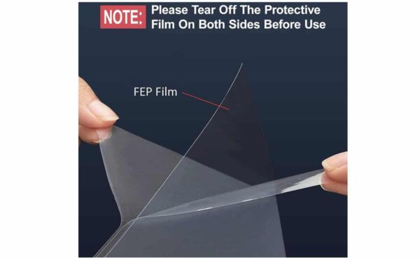 FEP Film 140x200mm High Transmittance Strength Thickness 0.15mm for UV DLP 3D Printers LCD SLA Resin - Image 3