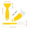Silicone Spatula for 3D Printing Resin Removal, A Must-Have 3D Resin Printer Tool for Resin Transfer and Protect Release Film Flexible Silicone Non-Stick Scraper - Image 3