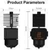 Bambu Lab Hotend A1 Series with stainless steel nozzle 0.4 mm - Image 3