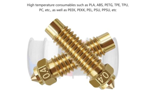 Elegoo Neptune 4 Plus and Max Nozzles Size 0.4mm 0.6mm 0.8mm For 3D printer machine - Image 2