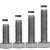 Hex Bolt M7x25mm Socket Cap Head Screw Hexagonal Bolt 1.0mm Pitch Fine Thread Stainless Steel Screw - Image 2