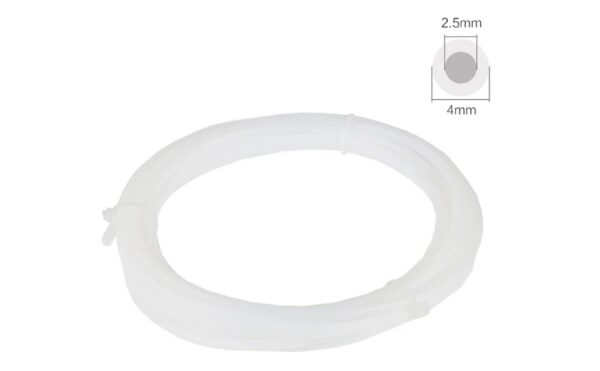 Bambulab PTFE Tube P1P AMS A1 Mini Color Grey and White For 1.75mm Filaments ID 2.5mm OD 4mm For 3D Printer - Image 2