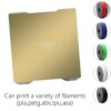 Double Sided PEI Sheet Textured and Smooth PEI Size 330x330mm Powder Coated Spring Steel with Magnetic Base for 3D Printers - Image 3