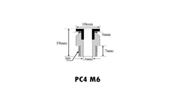 Pneumatic connector PC4 M6  3D printer extruder - Image 4