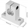 SK20 Shaft Support 20mm Linear Motion Slide Rail Guide Blocks for CNC & 3D Printer - Image 2
